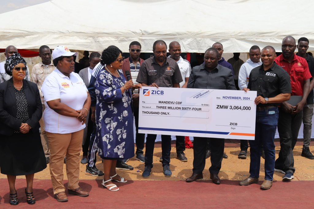 ZICB HANDSOVER 3 MILLION KWACHA IN EMPOWERMENT LOANS FOR YOUTH, WOMEN, AND COMMUNITIES IN MANDEVU