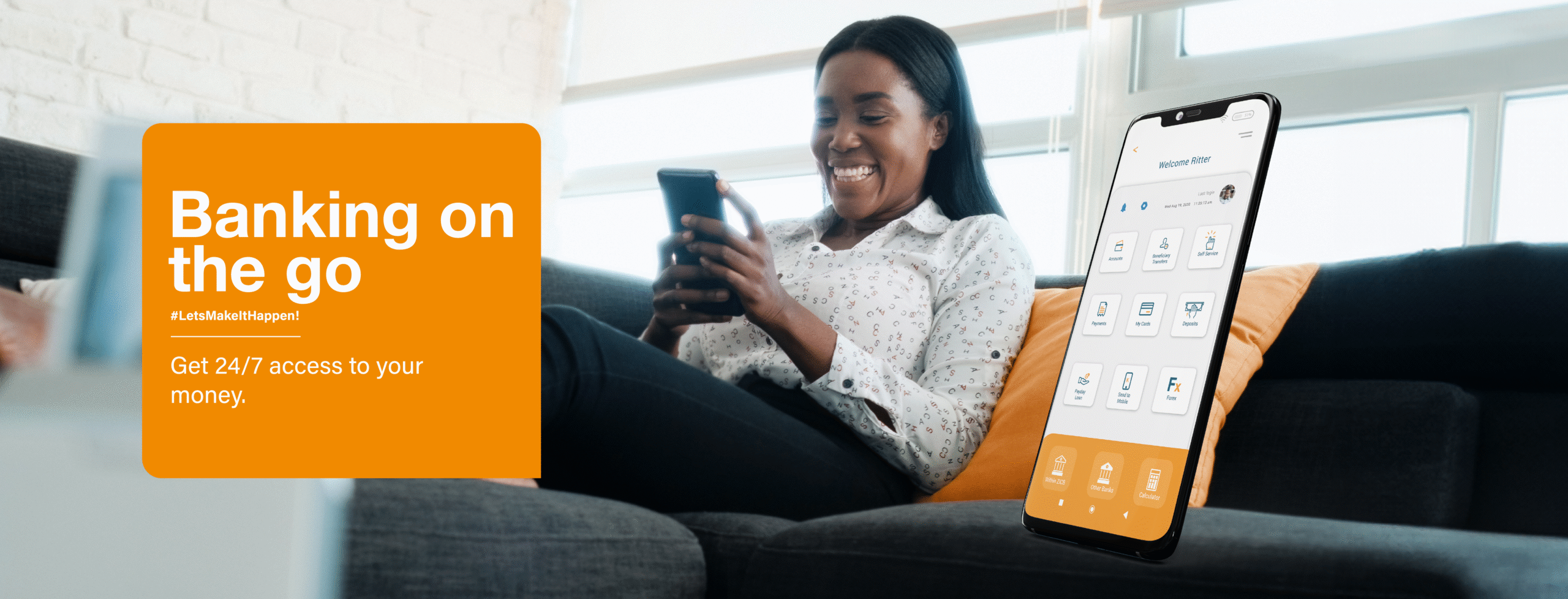 ZICB25 banking on the go banner